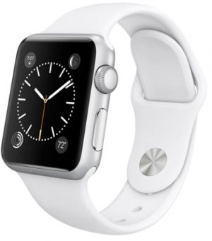 Apple Watch 1 Silver 38mm Sport Band White